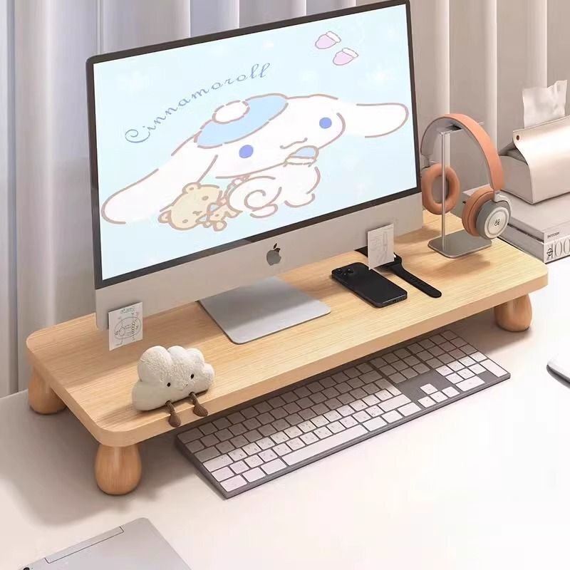 ディスプレイが高くなった棚は、オフィスのデスクトップコンピュータスタンド寮のデスクトップ収納棚ノート棚です|undefined