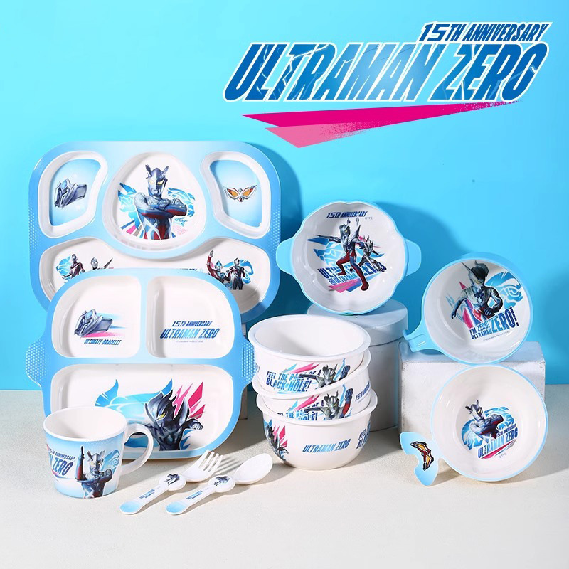 Selo Altman Children's Tableware Kindergarten Supplementary Bowl Cartoon Meal Special Bowl for Boys Anti-fall melamine Dinner Plate Selo Altman Children's Tableware Kindergarten Supplementary Bowl Cartoon Meal Special Bowl for Boys Anti-fall melamine Dinner Plate