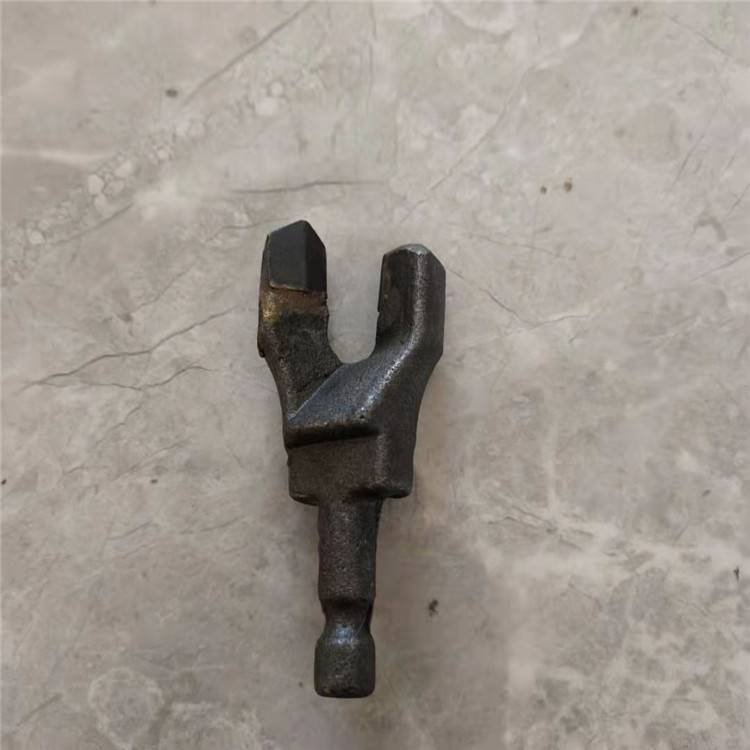 中晟矿用羊角钻头 合金钻头丝扣连接湿式钻头 凿岩机用28mm煤钻头