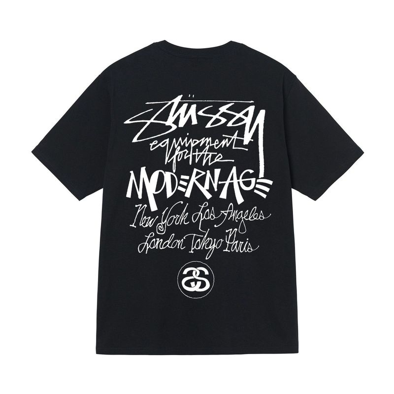 Stussyスチュアート2025新型男女半袖tシャツ夏男性ゆるい240g重ポンド高品質tシャツ|undefined