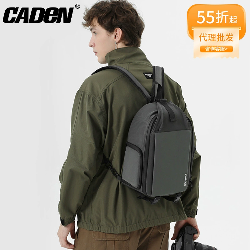 Сумка для оборудования CADeN, для отдыха через плечо, дышащая водонепроницаемая сумка для камеры, сумка через плечо