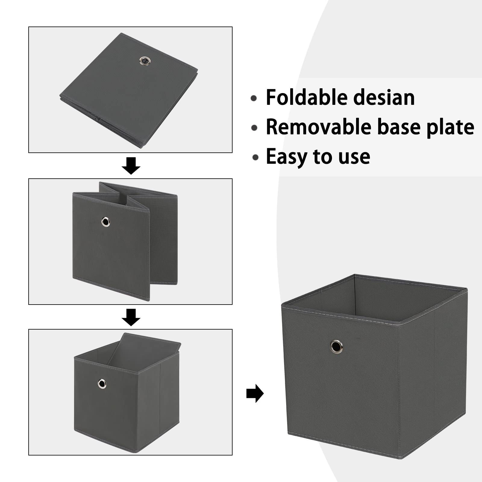 Caja de almacenamiento transfronteriza con agujeros de gas, armario doméstico tipo cajón, pantalones, ropa sin cubierta, caja de acabado, cesta de almacenamiento plegable