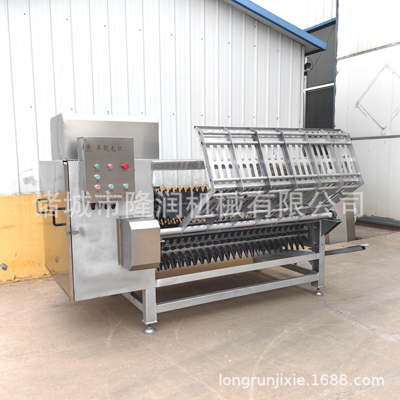 厂家供货全自动羊脱毛机羊宰杀烫脱一体机羊狗烫毛脱毛机操作简单