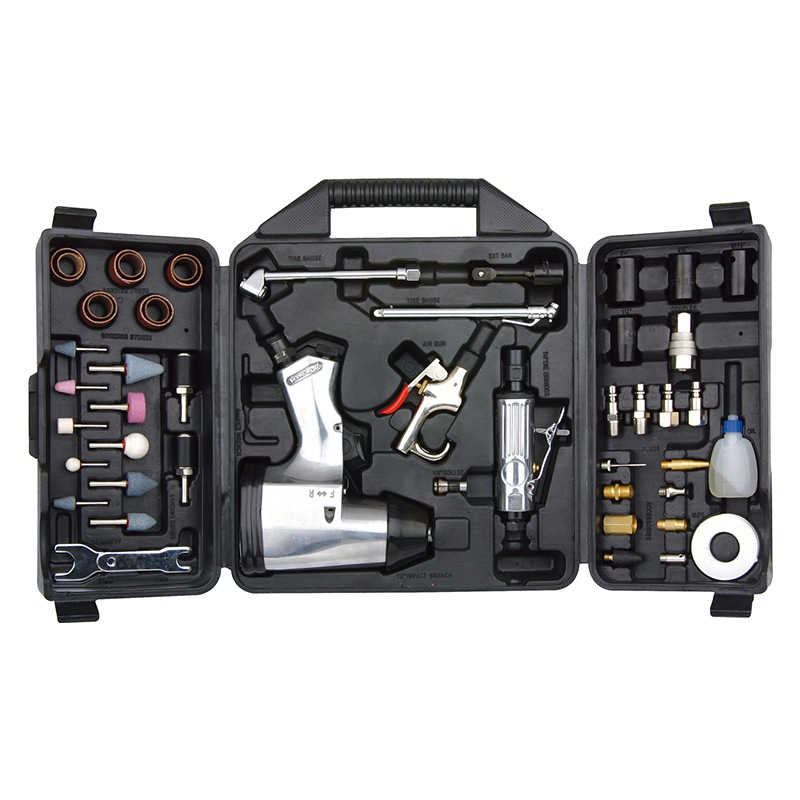 Herramientas de reparación y mantenimiento de automóviles multifuncionales personalizadas, herramientas neumáticas, herramientas de hardware de grado industrial, conjunto de herramientas de reparación de automóviles