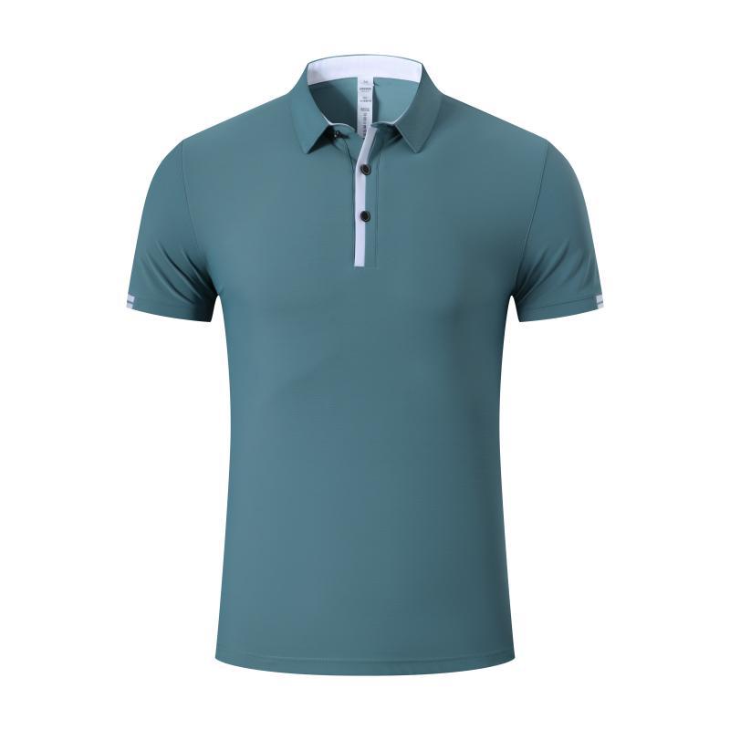 Verano nuevo deporte ocio polo de manga corta mujer y hombre cuello clásico versátil ropa deportiva transpirable de secado rápido impresa