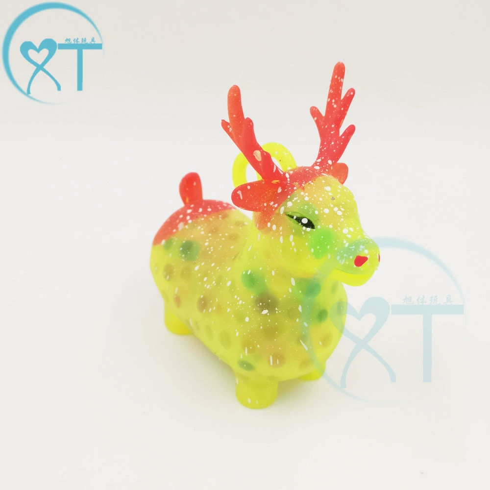 Трансграничный Новый Рождественский олень блистер Снежинка Олень шарик для декомпрессии давления щепотку шарик для кровотечения под давлением мяч