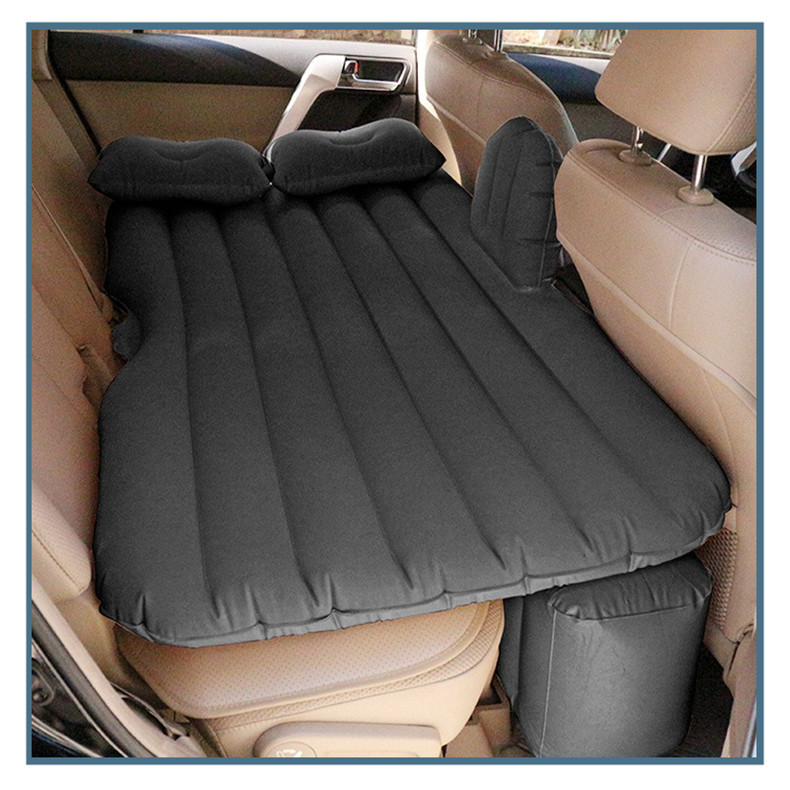 Cross-Border Hot-Selling Amazon and Aliexpress Popular Car Inflatable Bed, Flocked Pvc, Factory Direct Sales, Customizable and Sampleable