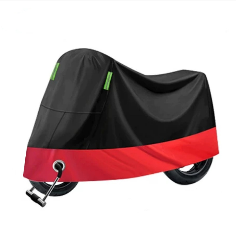 Cross-border motorcycle cover, motorcycle sun and rain protection cover, waterproof and dustproof universal sunshade cover, full cover