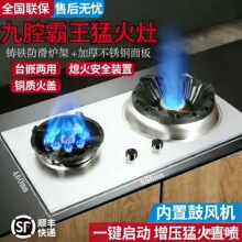燃气灶双灶新型家用不锈钢猛火灶液化气灶台式炉具天然气煤气灶具