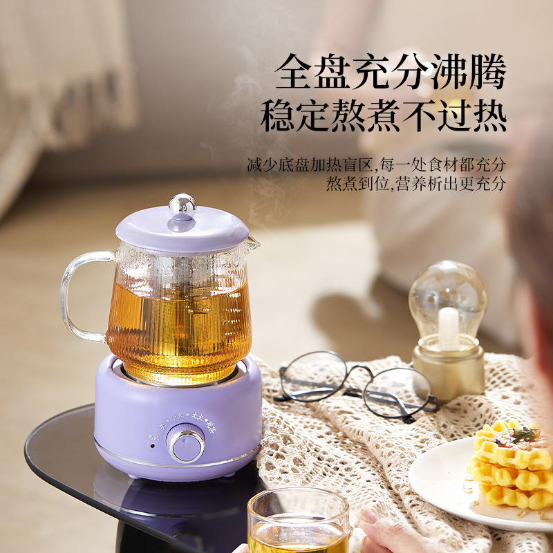 养生壶高硼硅玻璃养生杯带盖多功能一人办公室迷你家用智能烧水壶|undefined