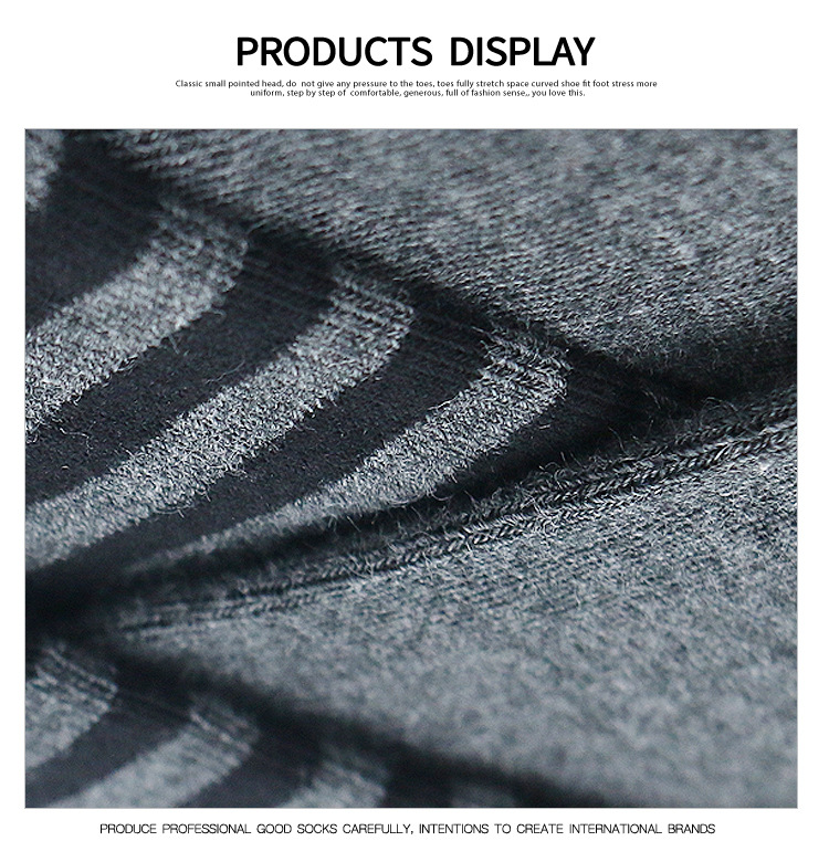 Title 5, Heren kousen plus size met strepen. Comfortabel...