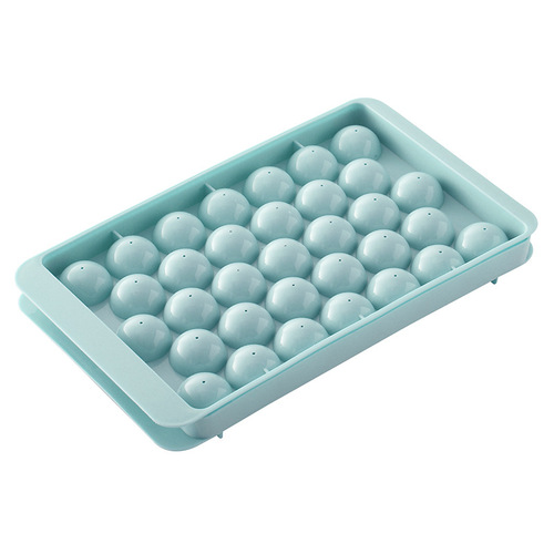 Ice cube spherical refrigerator ice cube mold with lid homemade edible round ice ball ice cube box plastic ice box