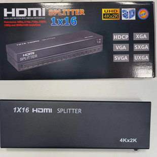 4k * 2K HDMI distributor 1 minute 16 HD video distributor 1 in 16 out hdmi1 minute 16