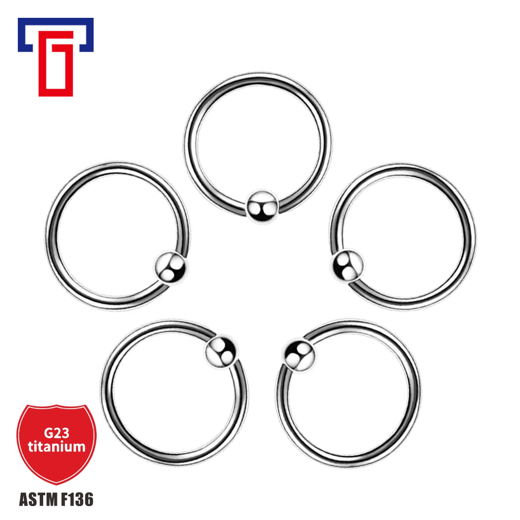 Pointed titanium steel lip stud product view