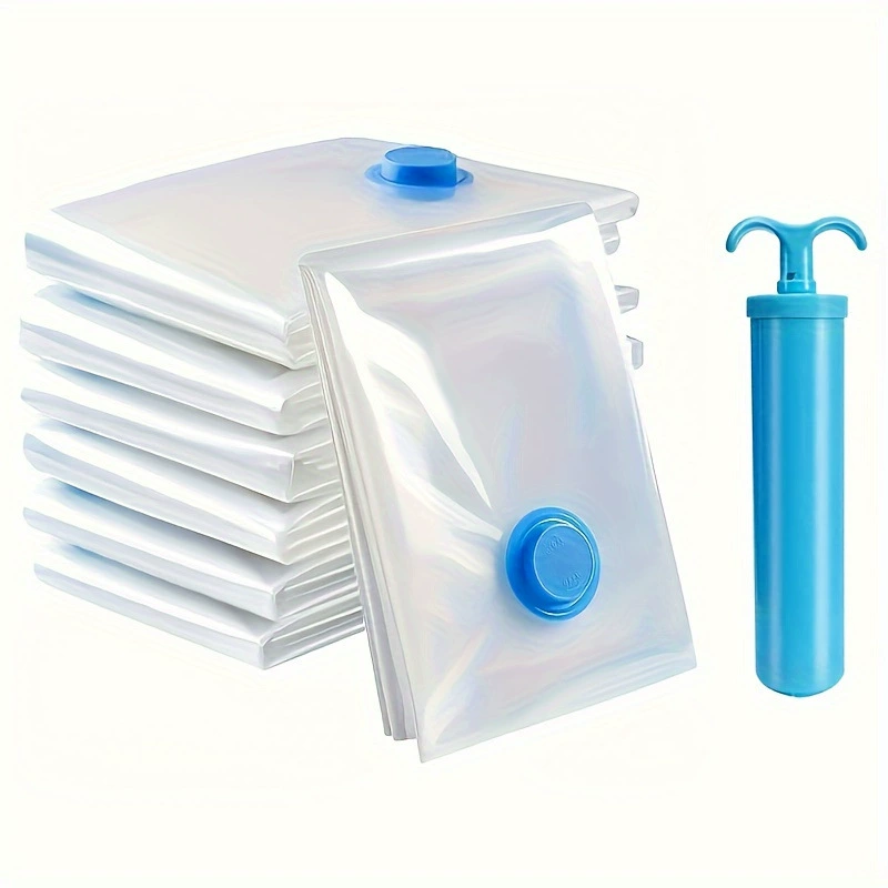 Transparent vacuum duvet, storage system, explosion-proof storage bag, (Cross-border trading), increased thickness