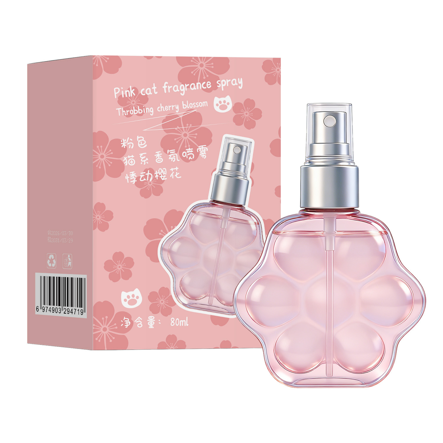 Perfume de Forma de Garra de Gato Fragancia Duradera y Natural