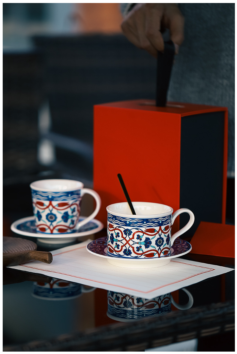 Skandinavisches Keramik Kaffeetassen Set Edler Designbecher_voghion.com