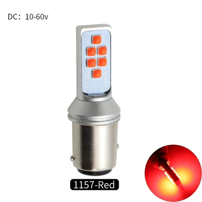 Brake light: 1156 7440-3535-12led turn signal - red-red-ba15s-1156