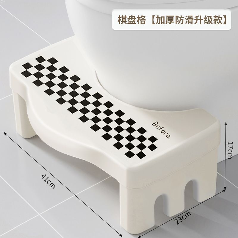 便器の腰掛けの足の腰掛けの家庭用の厚いトイレのトイレはしゃがみます。|undefined
