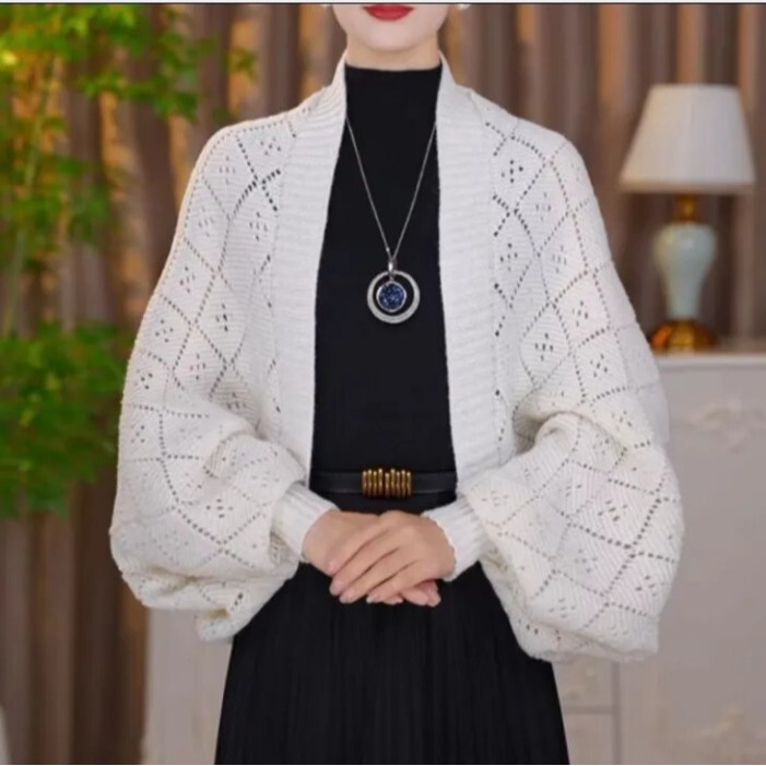 2025 Spring New Style Elegant New Chinese Style Cheongsam with Shawl, Simple and Youthful Knitted Cardigan 2025 Spring New Style Elegant New Chinese Style Cheongsam with Shawl, Simple and Youthful Knitted Cardigan
