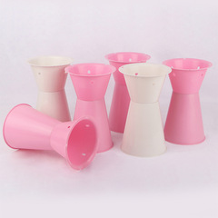 Floral Arrow Bucket Flower Packaging Materials Plastic Mold Base Flower Shop Pink Arrow Bucket Flower Wrapping Gadget Whole Piece Wholesale