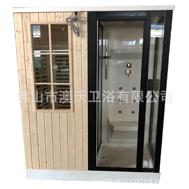 Salón de belleza club de casa sala de vapor seco sala de vapor húmedo sala de salud sala de ducha de vapor seco húmedo integral infrarrojo lejano