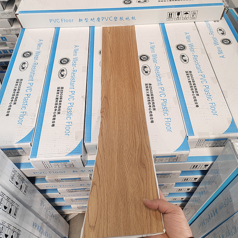 Suelos de PVC colocados directamente sobre pisos de cemento, impermeables y antideslizantes, de calidad comercial, engrosados, desde 2.8 yuanes. image 5