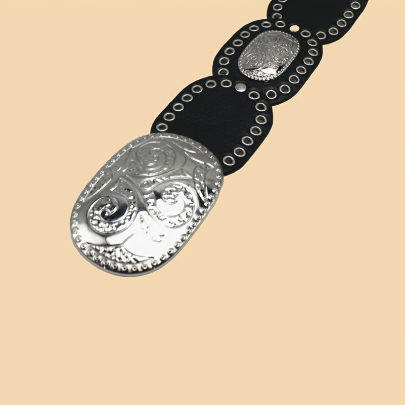 Nuevo cinturón de moda de mujer personalidad vintage negro cinturón de pantalones de subcultura americana cinturón con abrigo