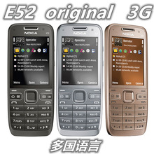 跨境手机外贸 E52 非智能手机 3G 老人手机学生按键直板手机