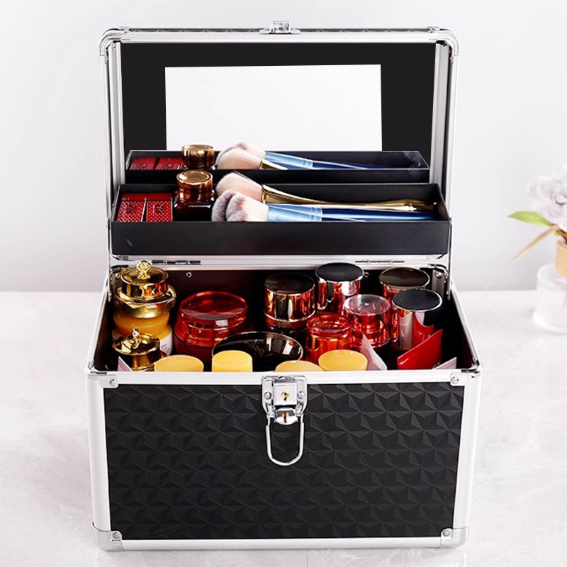 (2개) 발 목욕 의자 뷰티 살롱 대형 저장 상자 발 치료 마사지 기술자 상단 시계 휴대용 도구 상자 사우나 목욕 화장품 상자