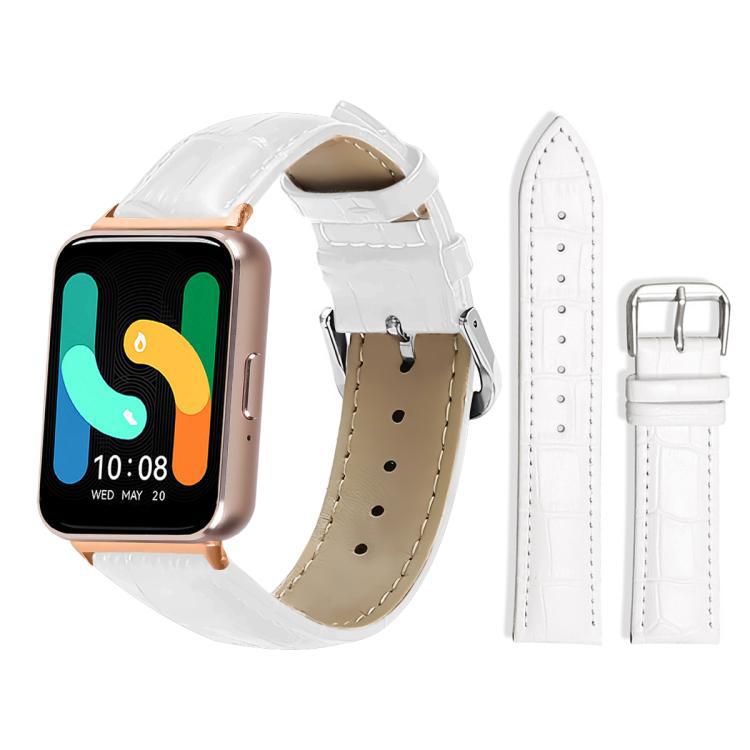 xDfind correa de cuero con botón de bambú para Samsung Galaxy Watch7 / FE / 6 / 5 / 4 20mm /