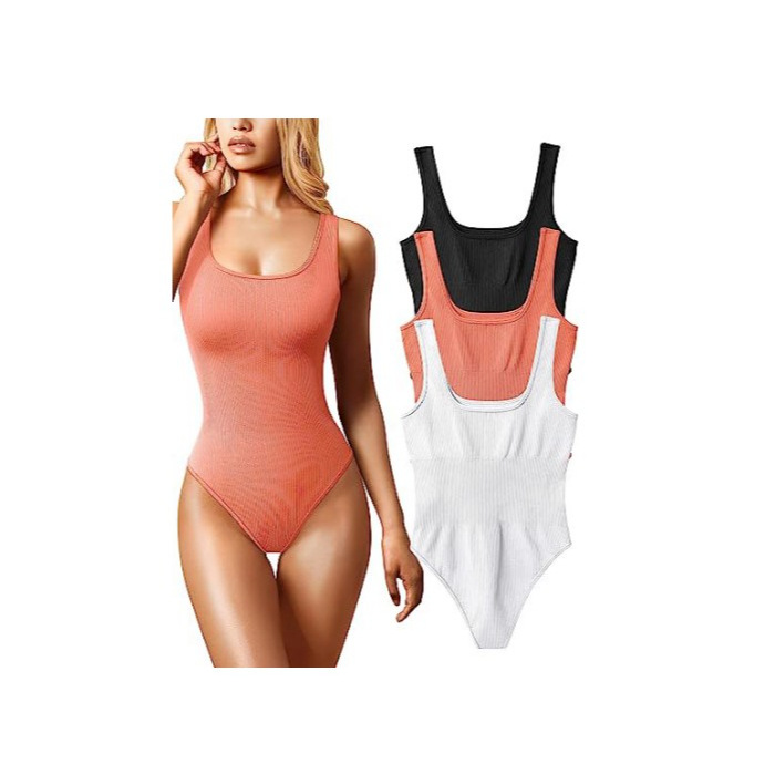 Europa y América transfronteriza comercio exterior amazon verano AliExpress mujeres U-cuello sin mangas chaleco apretado mono