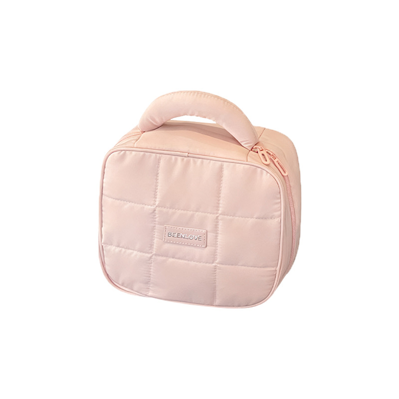 2025 nueva bolsa de maquillaje portátil portátil de gran capacidad bolsa de almacenamiento de maquillaje de alta calidad bolsa de baño de viaje de estudiantes