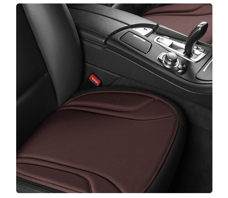 Car seat cushion and seat cover three-piece set, simple summer new model, stylish and versatile, breathable seat cushion, cross-border