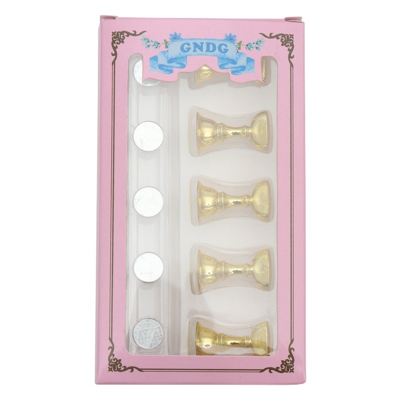 Japonés de uñas titular de tablero de ajedrez soporte de acrílico soporte de exhibición práctica de uñas titular de cristal base de uñas soporte de práctica