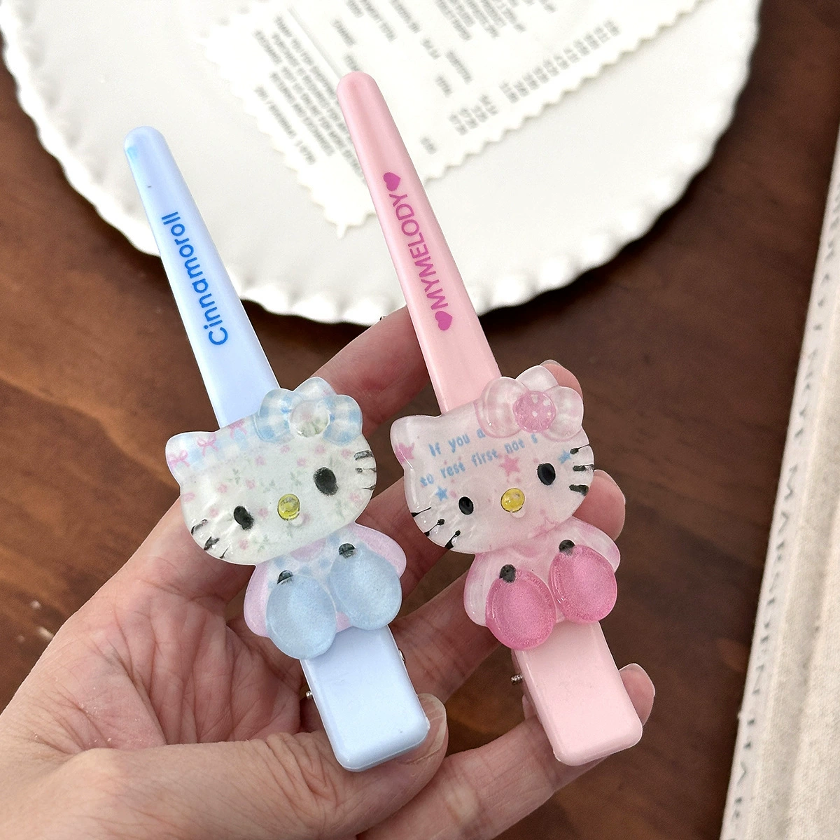 Заколка для волос (Hello Kitty) 12 см, милая Cartoon прическа, украшение в ассортименте цветов