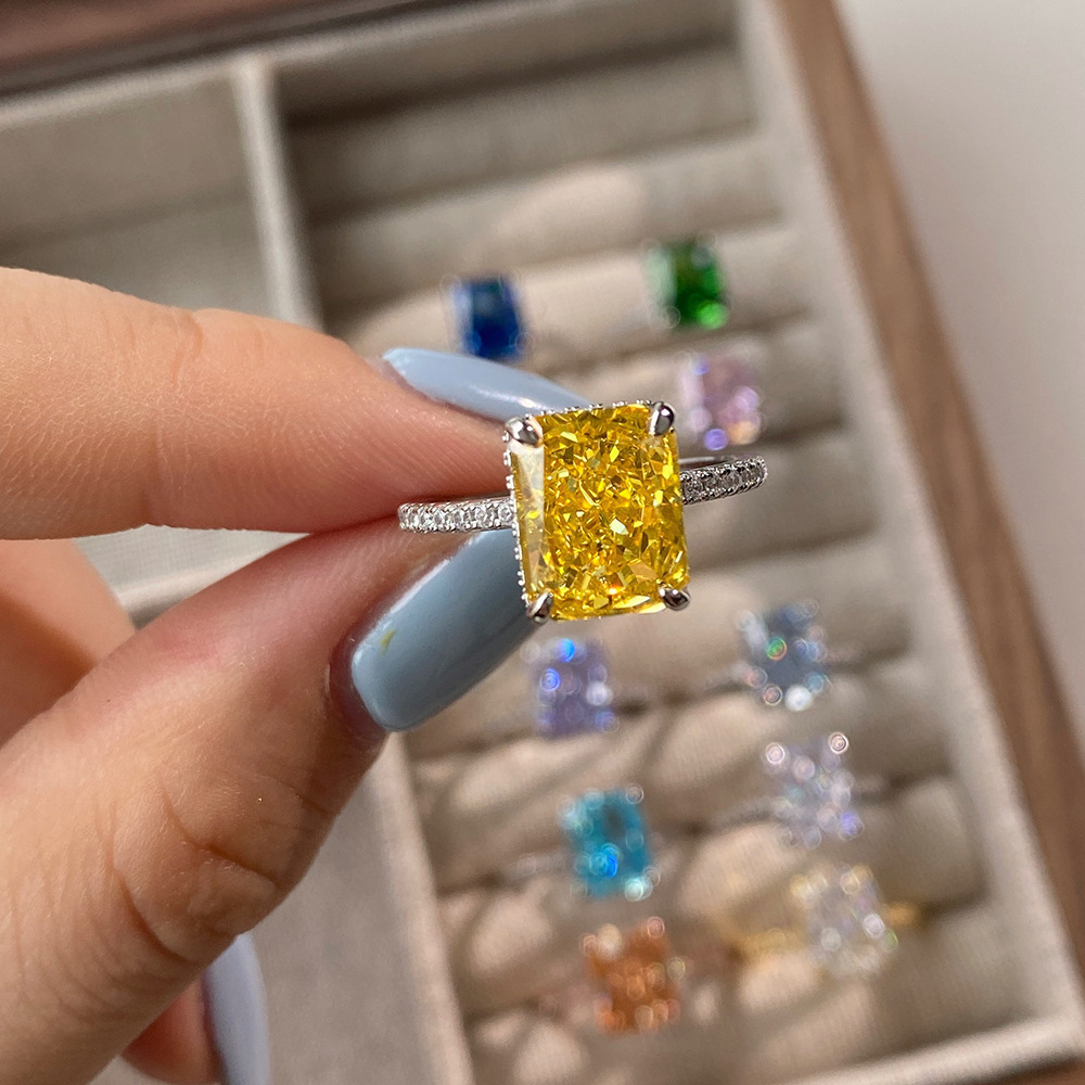 10g Weight Zircon Inlay Material Rings Classification 6, 9 Ring Size 1 Piece Quantity Holiday, Daily Occasion 925 Sterling Silver Material Geometric Pattern Women's Gender Plating Design Elegant, Luxurious, Simple Style Style 925 Sterling Silver Zircon Geometric Rings 11