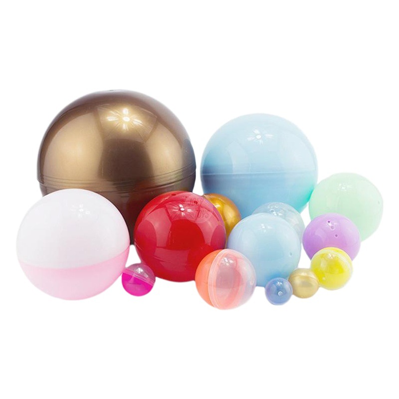 28-160mm de plástico transparente Bola de huevo cáscara vacía se puede llenar muñeca bloques de construcción de juguete para niños princesa cáscara de huevo