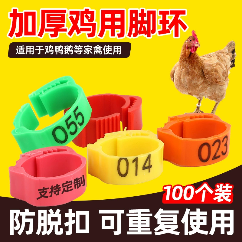 Кольцо на куриное лапку, защелкивающееся кольцо на куриное лапку, кольцо для идентификации, кольцо для птицы, курицы, утки, гуся, этикетка, идентификационное кольцо на куриное лапку