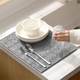 Kitchen sink countertop absorbent pad splash-proof sink sink edge narrow sponge pad toilet wood pulp cotton cleaning wipe
