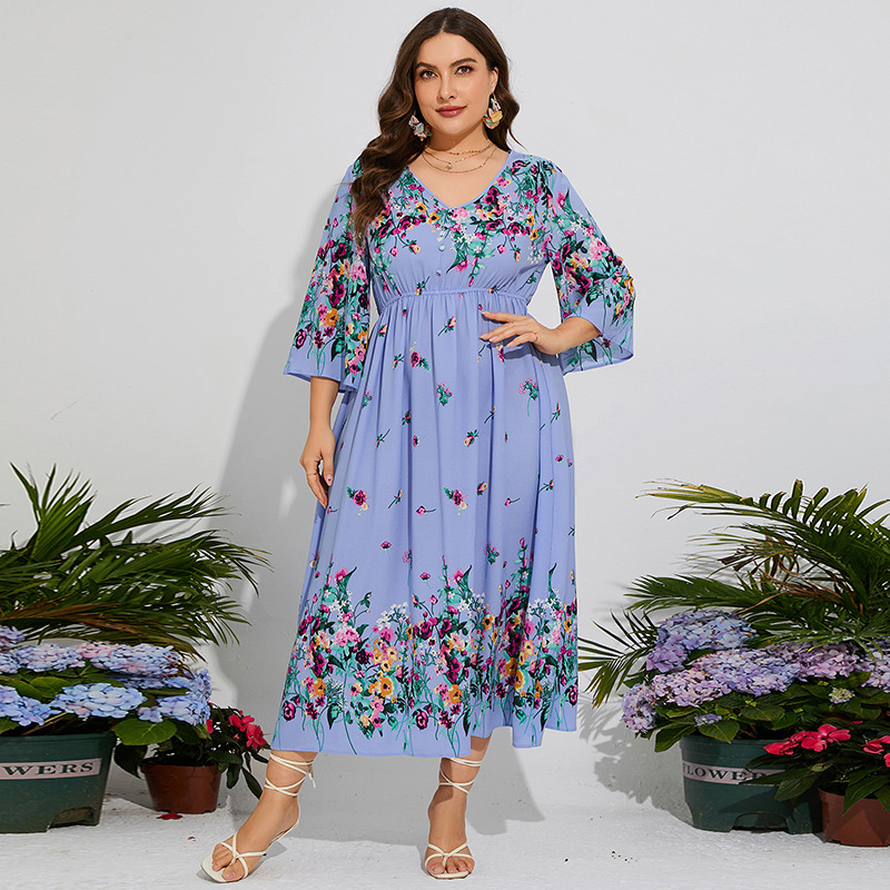 spring shiffon dress