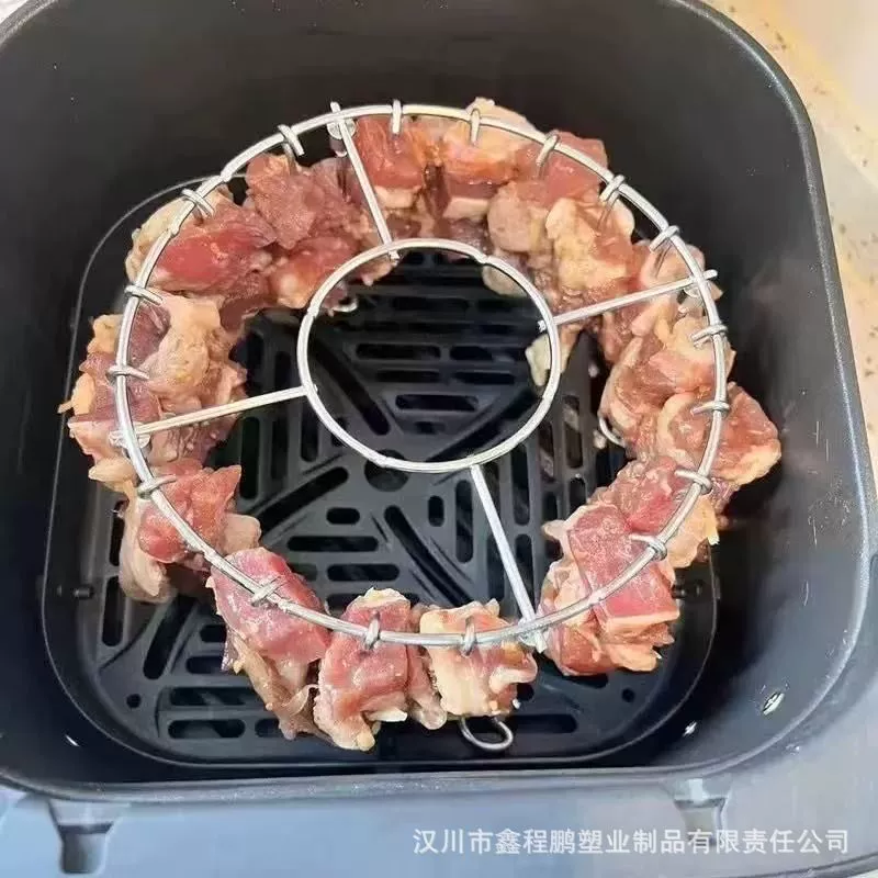 Новая бытовая аэрогриль Barbecue Grill круглая подвесная стойка для шампуров для дома на кухне на улице вертикальные шампуры