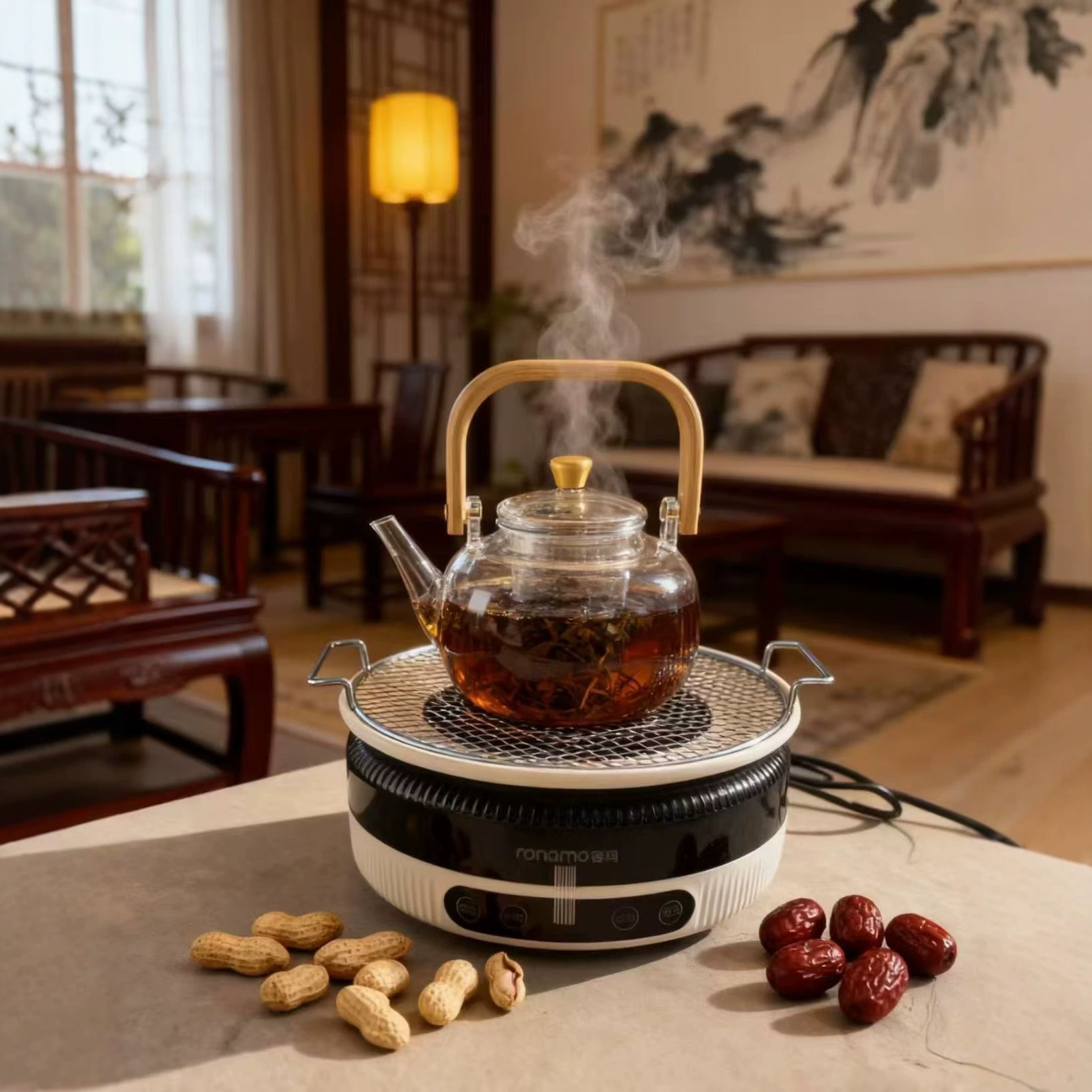 容玛 Flame stove tea making set FZB-04B stove outdoor multi-functional electric tea stove tea kettle electric stove