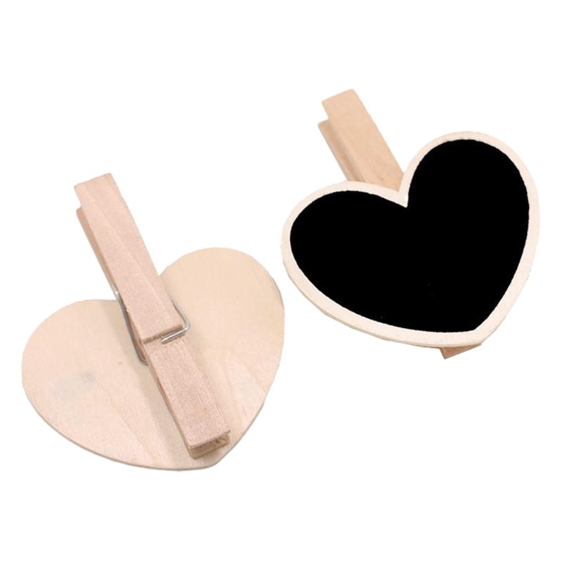 Creativo estilo japonés y coreano hogar comestibles madera escritura mensaje planificación pequeña pizarra nota clip