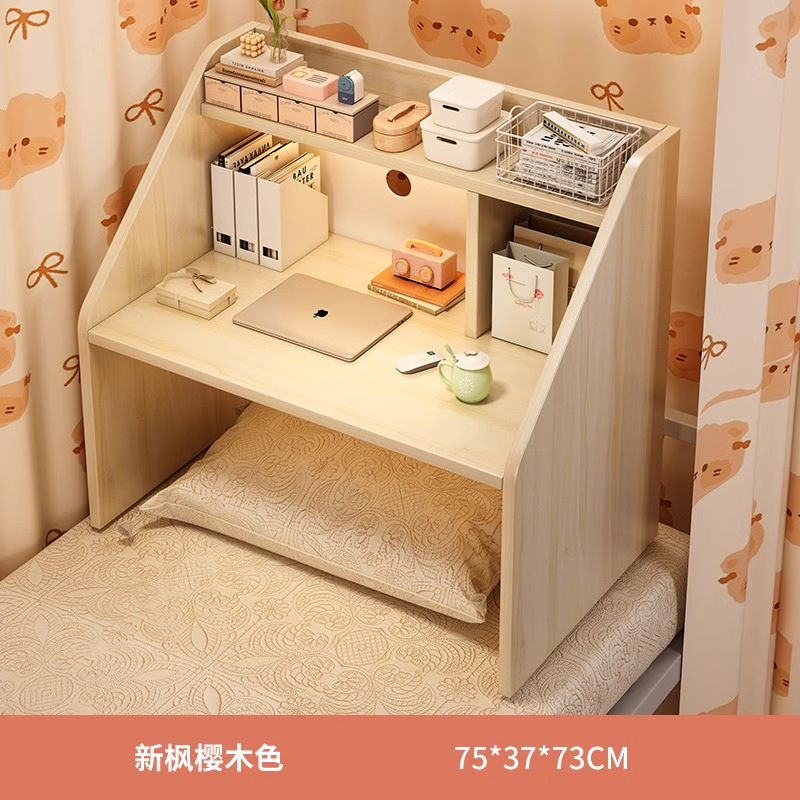 Mesa de computadora en la cama, escritorio, escritorio, escritorio todo en uno, escritorio portátil, artefacto, escritorio plegable para estudiantes universitarios, escritorio de dormitorio plegable