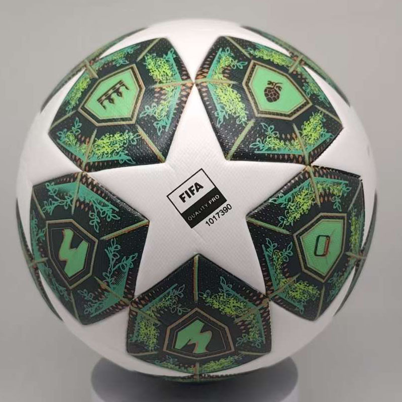 Nuevo número 5 Copa del Mundo de fútbol Copa de Europa Copa América Liga de Campeones con pegado caliente ppu adhesivo 4 fútbol al por mayor