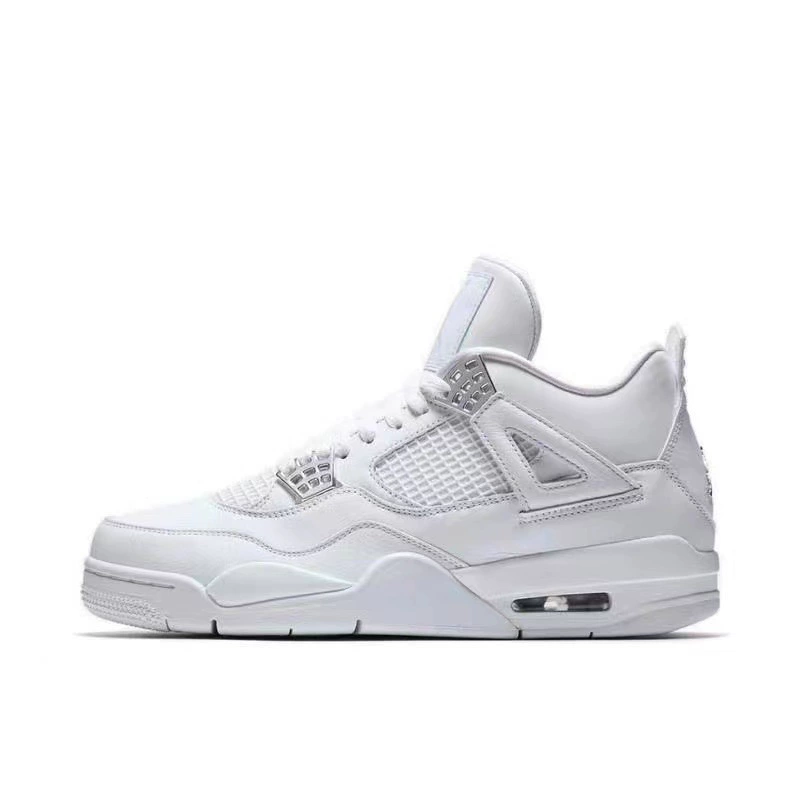 Air Jordan, белые баскетбольные кроссовки с мягкой пяткой, нескользящие, для мужчин и женщин