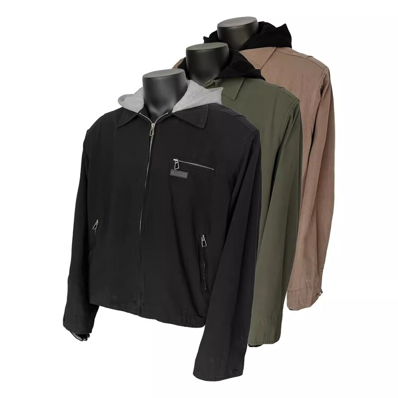 Vless Padded Shoulder Hooded Carhartt Boxy Short Wide Workwear Versatile Casual Cleanfit Commuter Jacket for Men and Women