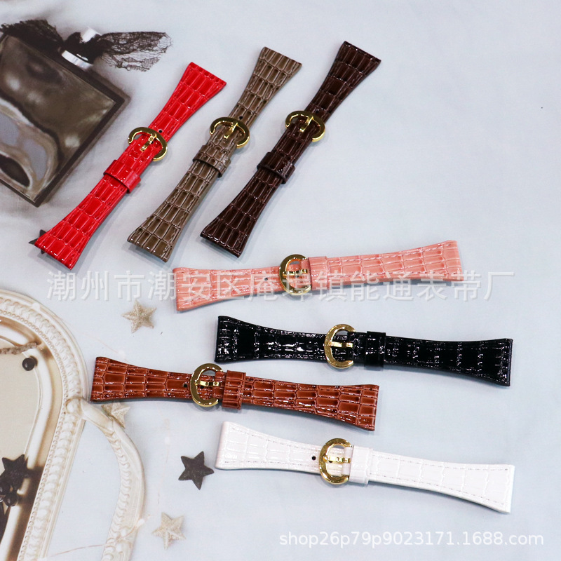 New style horseshoe buckle small waist lizard pattern crocodile…