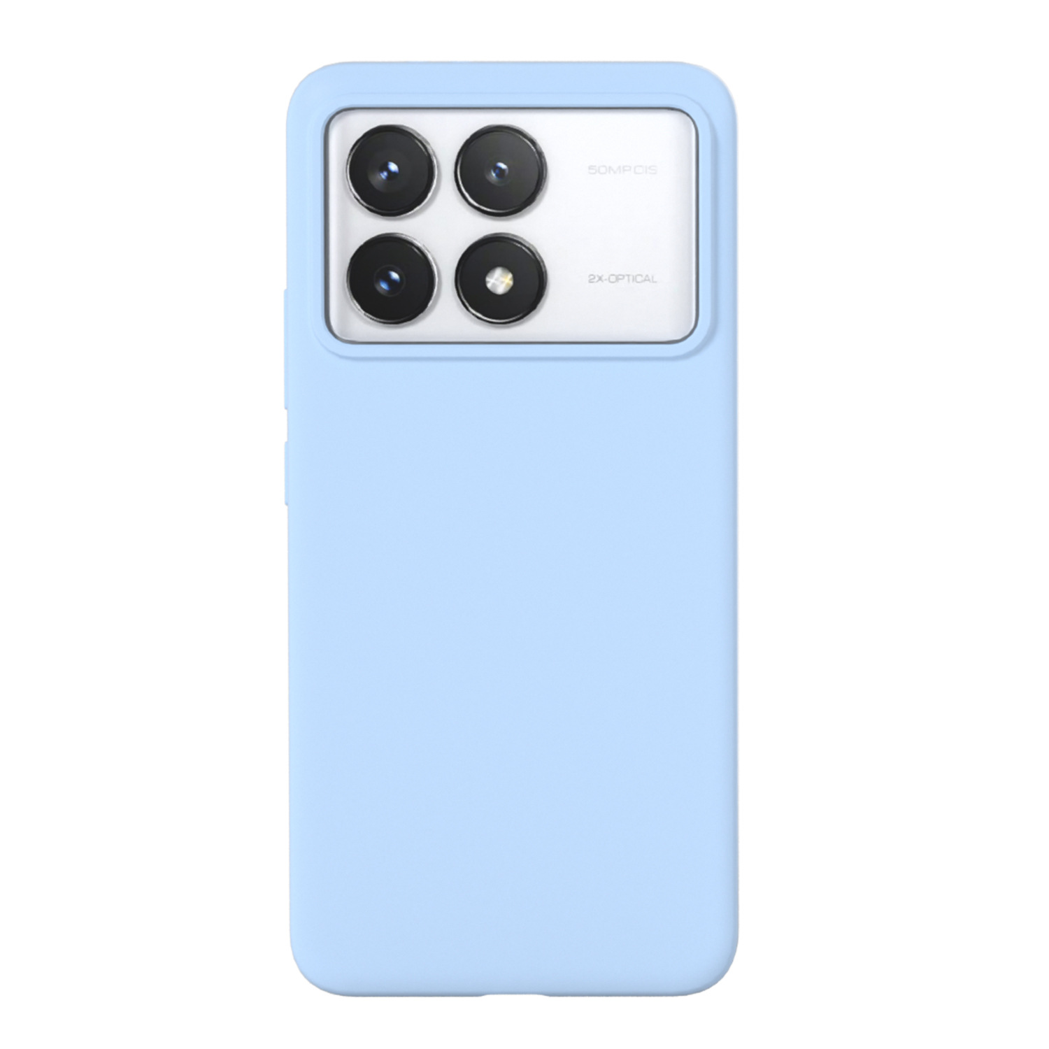 Funda de silicona líquida para Redmi Turbo4pro, funda protectora integral para teléfono móvil K80Pro, con tacto de piel, anticaída y antiincrustante.